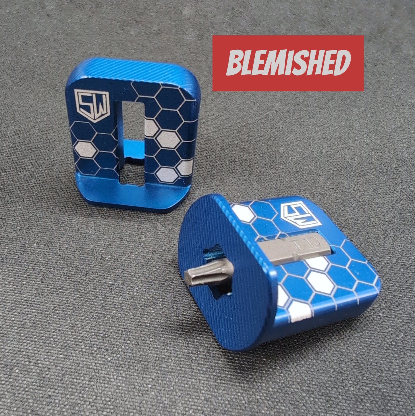 Blemished - FingerBit - Aluminum - Anodized Blue (1 Pack)