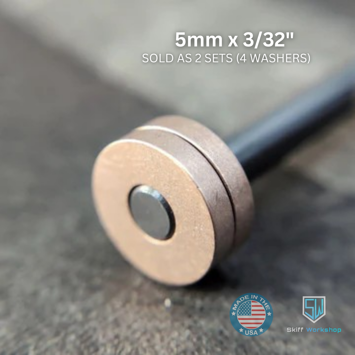 Thick Washers - 5mm x 3/32" (4 Washers)