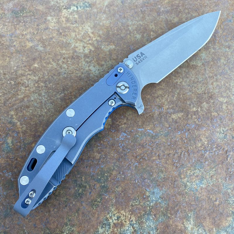 Hinderer Standard Clip - Stonewashed