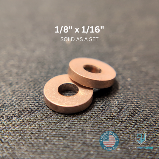 Thick Washers - 1/8" x 1/16" (4 Washers)